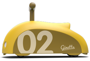 Porteur Enfant Ginetta 1 - 4 ans jaune - Made in Bébé
